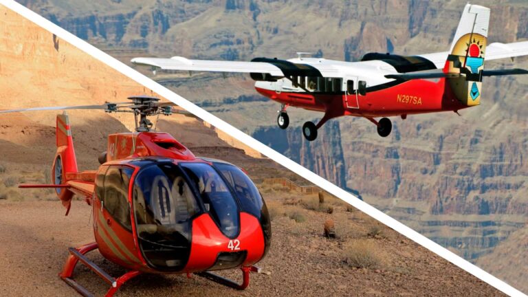 GRAND VOYAGER RIM TO RIVER – Scenic airplane and helicopter tour from Las Vegas